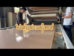 Grãos de madeira Painéis de parede de PVC decorativos para interiores Painéis de parede de carvão de bambu para interiores WPC