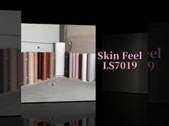 Interiores ecológicos Novos materiais decorativos Sensação da pele Bambú Carvão de madeira Veneer de madeira