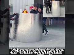 Fabrica personalizada de alta qualidade PET água ondulação bambu carvão de madeira painéis de chapa