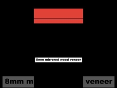 Painéis de parede de espelhos PVC Bambú Carvão de madeira Painéis de parede à prova de umidade