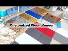 5 MM Produto de venda a quente Painel de parede de espelho Impermeável Bambú Carvão de madeira Veneer