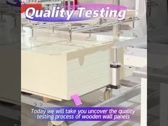 Ensaio de qualidade do produto de chapa de madeira de carvão de bambu