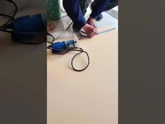 Painel de folheado de madeira de carvão de bambu para ranhura e dobra de canto