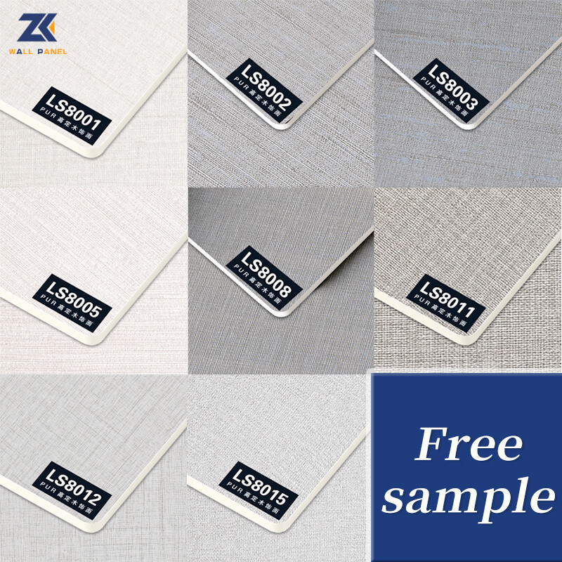 painéis de parede de bambu da cozinha do PVC da textura 3D da tela do carvão vegetal do folheado de madeira largo de 1.22m