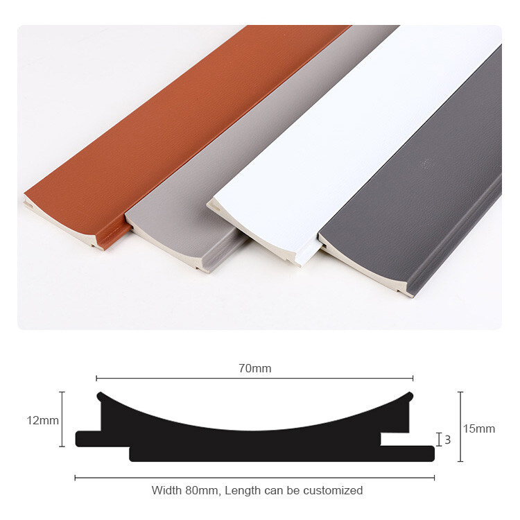 Painel a favor do meio ambiente da raspagem da placa WPC do molde do PVC da decoração interior