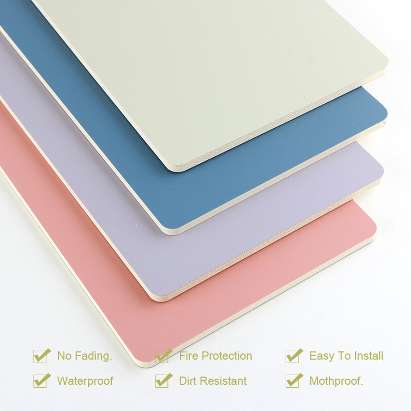 Umidade - painéis de madeira decorativos do folheado dos painéis de parede do PVC do sentimento da pele da prova