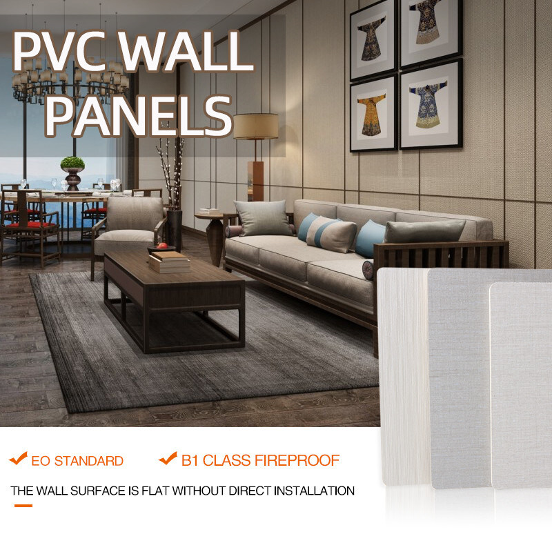 Produtos quentes painel de parede de tecido de carvão de bambu à prova d'água para decoração de interiores