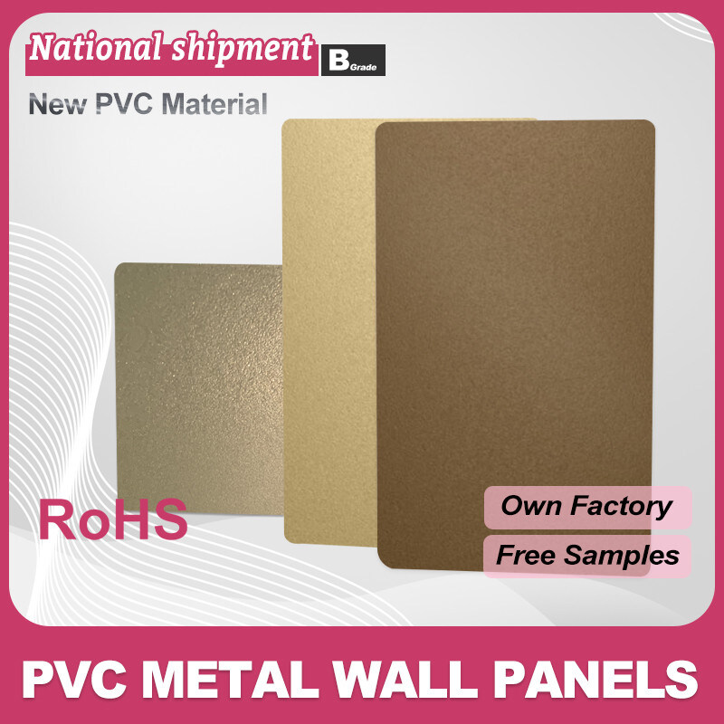 Dimensão personalizada Painel de parede de carvão de bambu Decoração de parede interior Folha de PVC