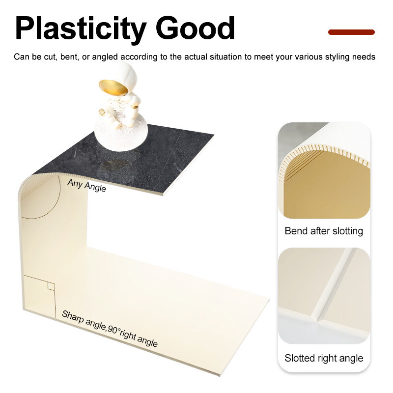 Nível B de classificação de incêndio Tabela de parede de carvão de bambu para decoração moderna de luxo