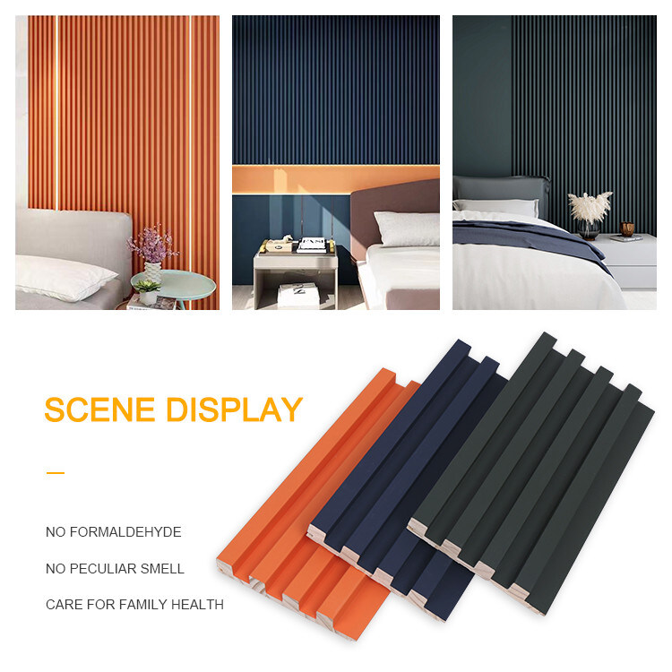 Painel de parede interno composto interior do painel de parede WPC do PVC da decoração WPC da fábrica