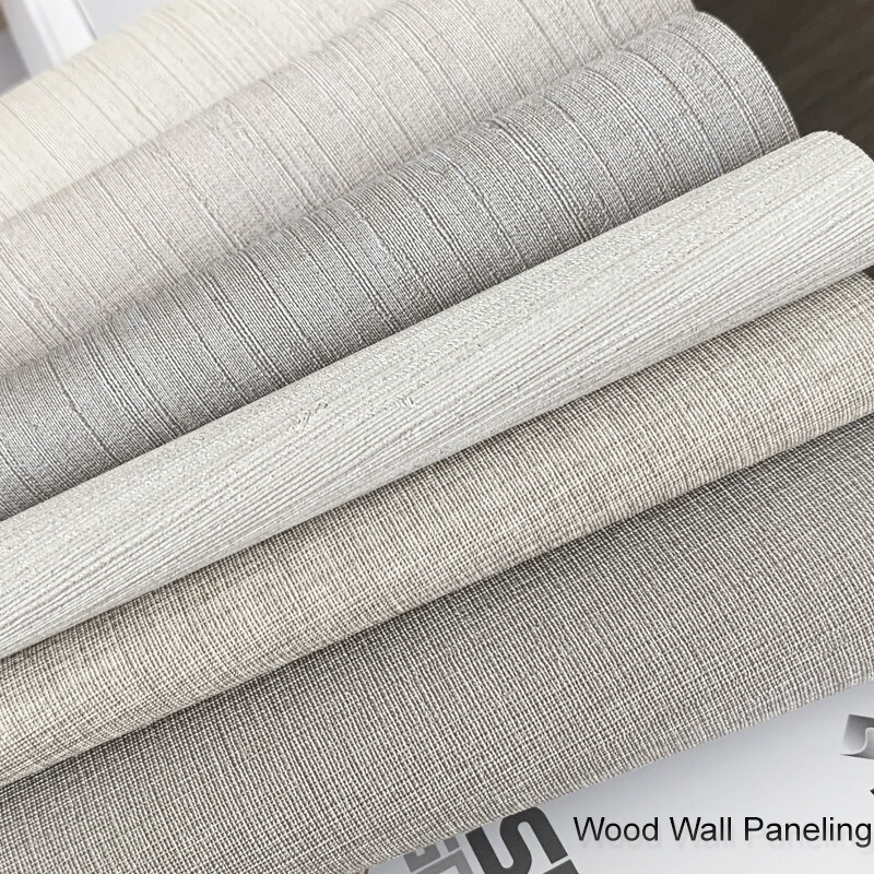 PVC Bamboo Carvão de madeira Veneer Interior Decorativo Painéis de parede de madeira