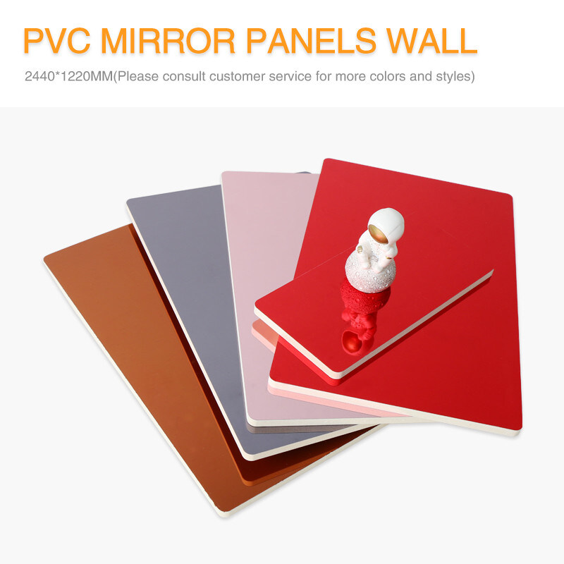 Painéis de parede de madeira de bambu decorativos interiores do espelho da folha de folheado 1220*2440mm