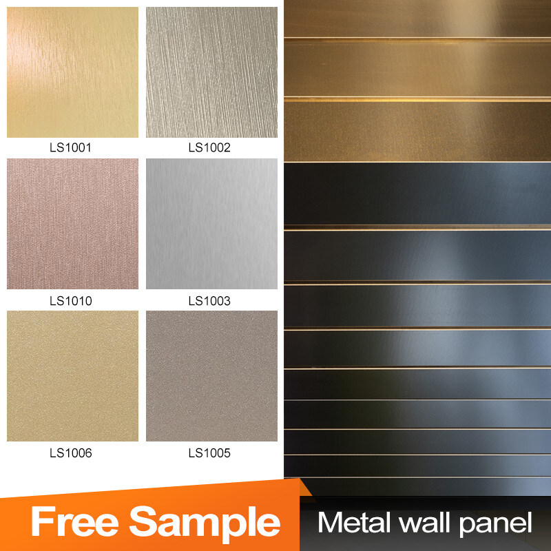 PVC Decoração Bambú Carvão de madeira Metal Wall Board Alta densidade painéis de parede interiores