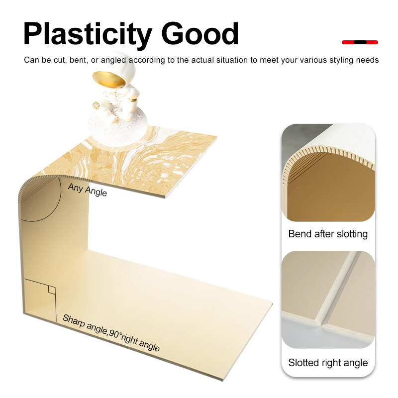 Moderno Atraente 5MM High Gloss Wall Marble Panel Para Interior PVC Folha de Mármore