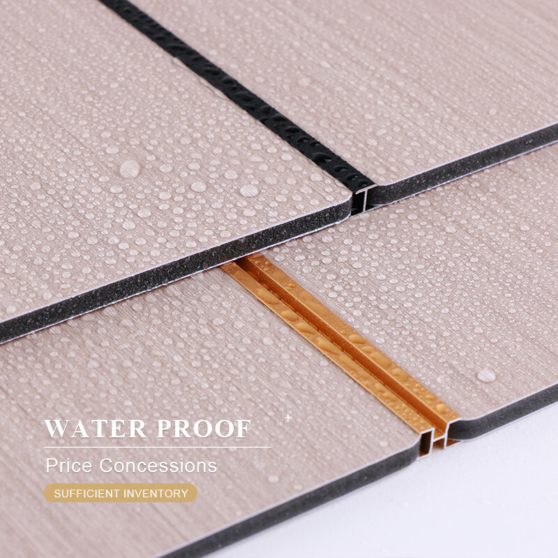 OEM de bambu econômico da placa do folheado da madeira do carvão vegetal do painel de parede da decoração interior