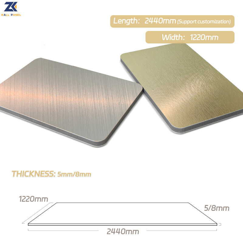 Painéis de parede à prova de som impermeáveis do folheado da madeira de metal da simulação da decoração interior
