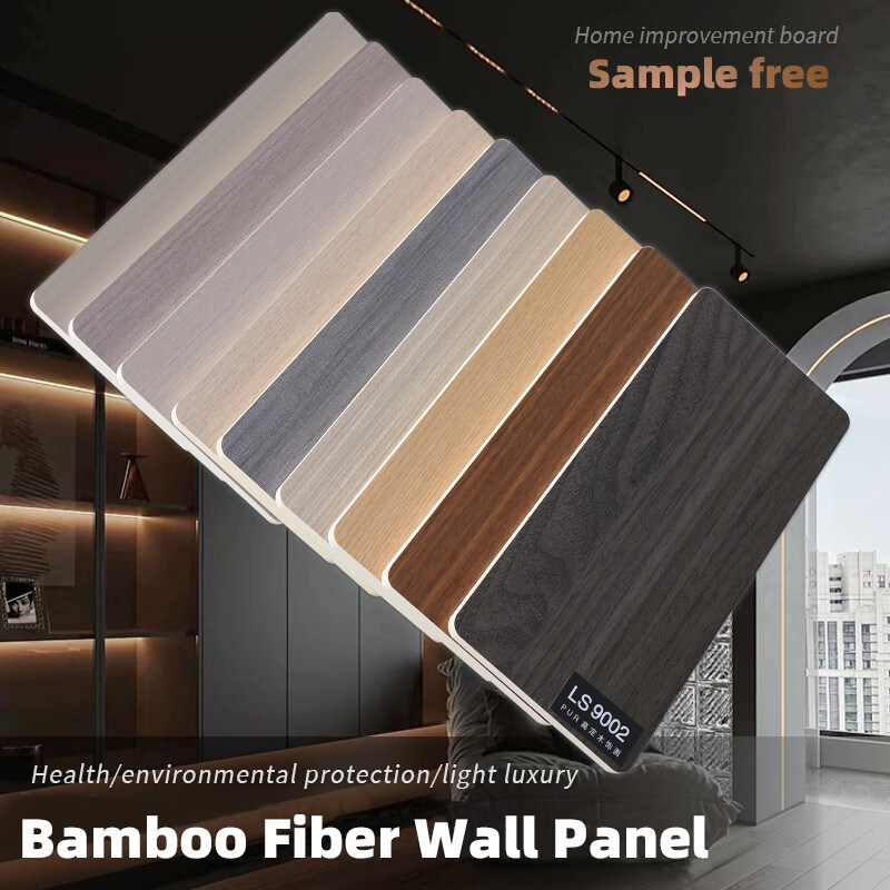som moderno de bambu 8mm decorativo dos painéis de parede da fibra de 5mm - absorvendo