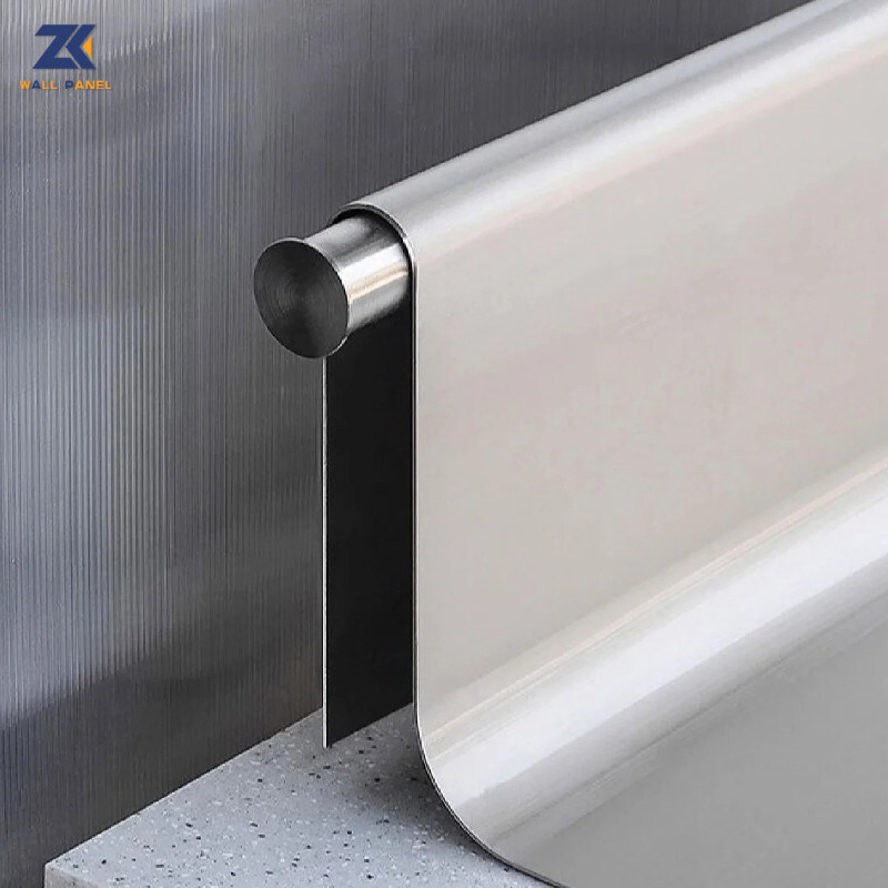 interior decorativo do painel de parede da fibra do bambu do metal de 1.22*2.6m