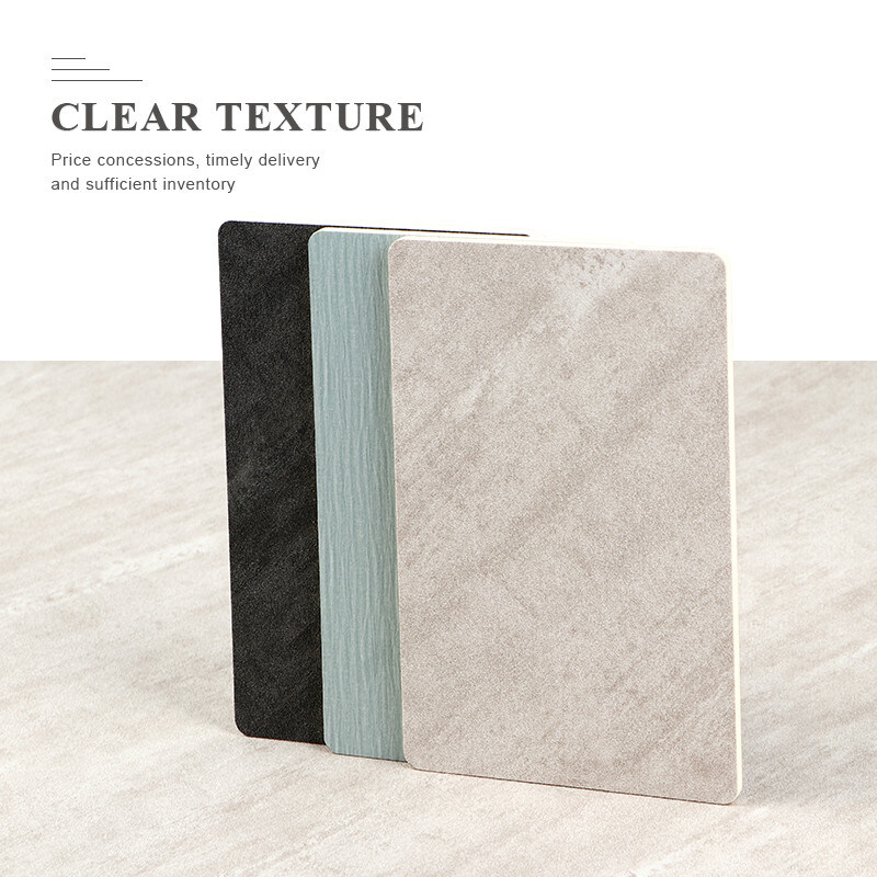 Fácil Instalação Panéis de parede decorativos de carvão de bambu chapa de mármore de alta qualidade