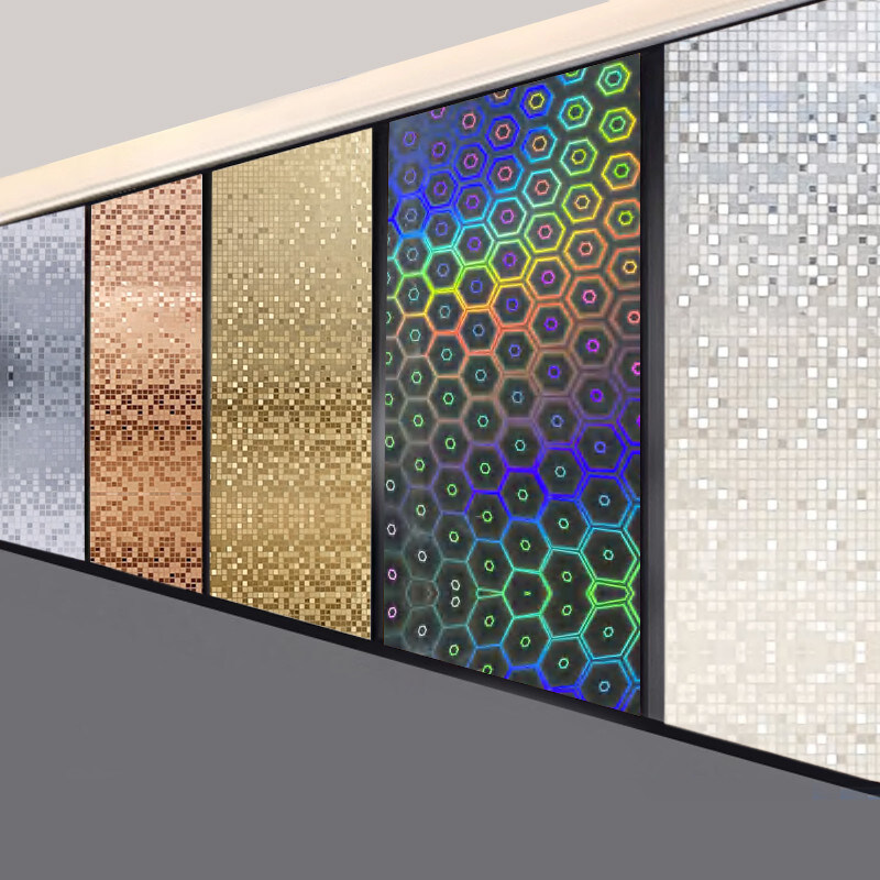 Pvc Board Laser& Mosaic Series Bambú Carvão de madeira Veneer Interior Decor painel de parede