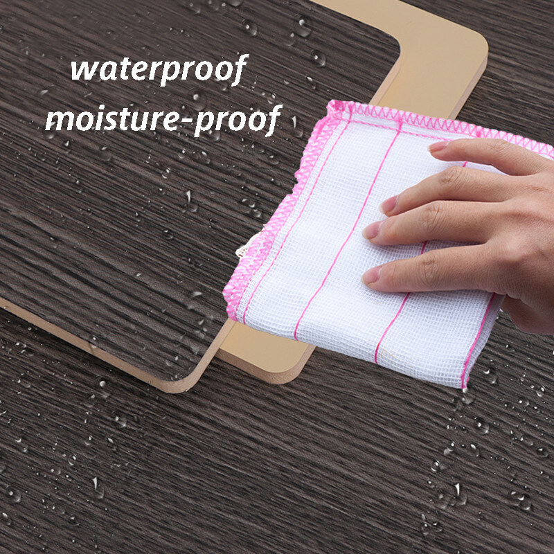 Painéis decorativos de papel de parede de PVC à prova d'água e à prova de mofo grão de madeira plana 1220 mm