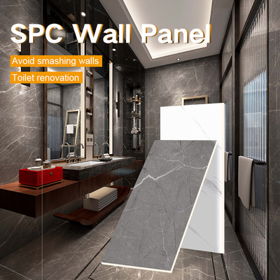 Banheiro resistente à umidade SPC painéis de parede Mármore Pedra moderna Painéis de cristal