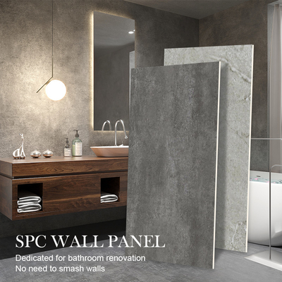 B1 Painel de parede SPC composto de pedra plástica à prova de fogo para banheiro