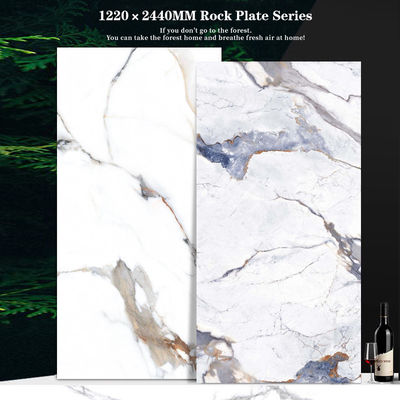 Impermeável e fácil de instalar Painéis de Veneer de Madeira de Mármore Painéis de Parede Decorativos Internos Novos Produtos Painéis de Parede de Mármore