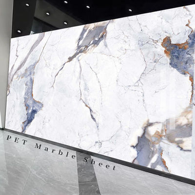 Impermeável e fácil de instalar Painéis de Veneer de Madeira de Mármore Painéis de Parede Decorativos Internos Novos Produtos Painéis de Parede de Mármore