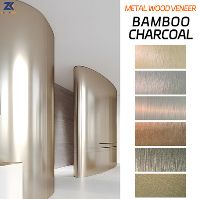 Som simulado da placa de fibra do carvão vegetal do bambu do metal - absorvendo