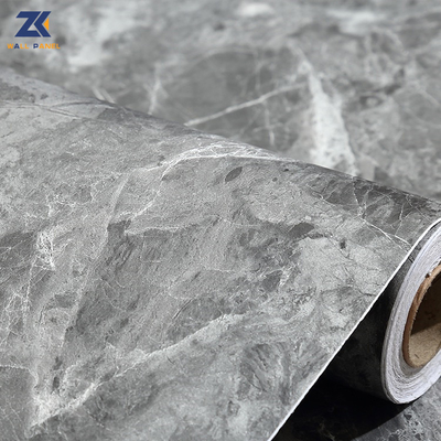 ODM de bambu do OEM dos painéis de revestimento do PVC de Grey Marble do carvão vegetal do quadrado