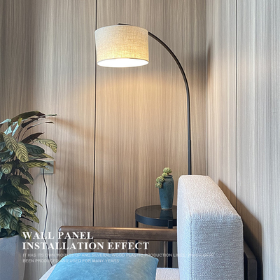 Impermeável e umidade - placa de fibra de bambu do carvão vegetal da prova com grão de madeira