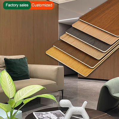 5 mm Painel de parede de PVC de grãos de madeira painel de parede decorativo de carvão de bambu flexível