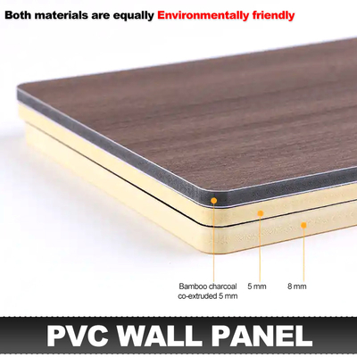 1.22m Largura Painel de parede de carvão de bambu Painéis de parede de cristal de bambu sólido