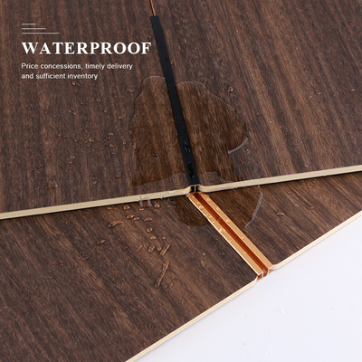 Prova de madeira do molde dos painéis de parede da grão de Crystal Bamboo Charcoal Wood Veneer do carbono