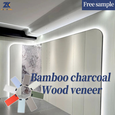 Painéis decorativos da isolação da parede do design de interiores da sensação da pele do PVC da largura 1.22m