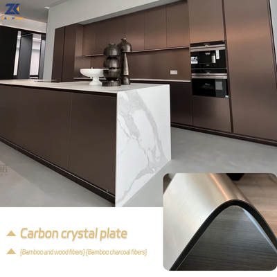 Painéis de parede à prova de som impermeáveis do folheado da madeira de metal da simulação da decoração interior
