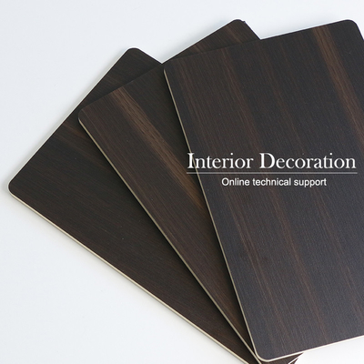 painel de parede de bambu decorativo 8mm interior ISO9001 da fibra de 5mm