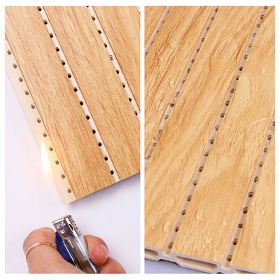 Painel de parede à prova de som à prova de fogo decorativo 1.22*3m de WPC 1.22*2.8m