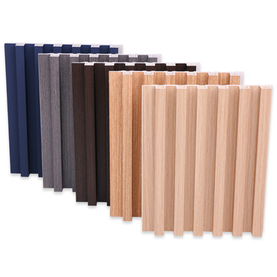 Placas compostas plásticas de madeira sulcadas do Decking do PVC 8mm