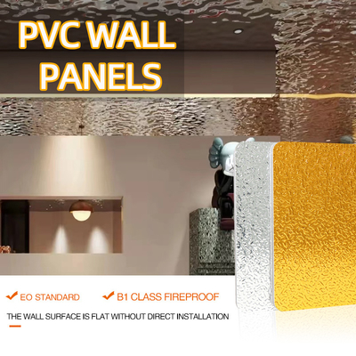 ODM de bambu do OEM dos painéis de parede da fibra do PVC do painel da ondinha da água