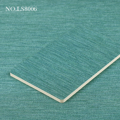 Painel de parede de PVC à prova d'água de tecido de carvão de bambu de 8 mm para interiores de casas