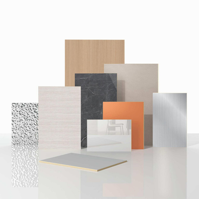 Moderno Luz Luxo Bambú Carvão de Madeira Veneer PVC Slotted Wallboard