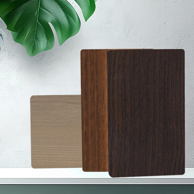 Bamboo Carvão Madeira Veneer Madeira Grão Madeira Carvão Painel de parede de PVC à prova d'água
