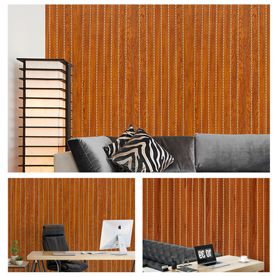 Painel de parede à prova de som à prova de fogo decorativo 1.22*3m de WPC 1.22*2.8m