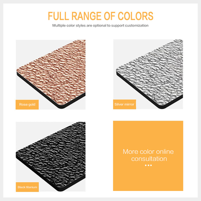 Prova de Crystal Water Ripple Panel Moisture do carbono ISO9001
